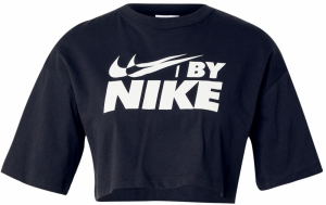 Nike Sportswear Tričko  čierna / biela