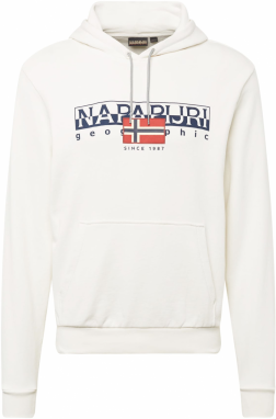 NAPAPIJRI Mikina 'AYLMER'  krémová / tmavomodrá / karmínovo červená / prírodná biela