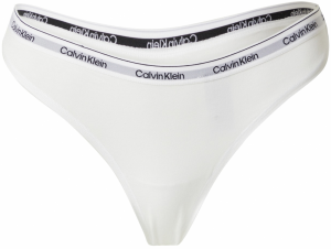 Calvin Klein Underwear Tangá  svetlosivá / čierna / biela