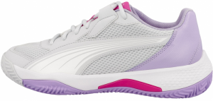 PUMA Športová obuv 'Nova Court'  levanduľová / ružová / strieborná / biela