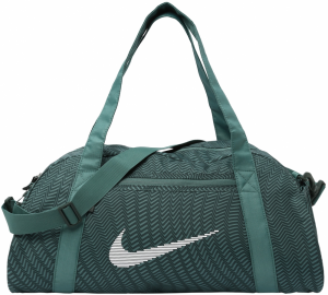 NIKE Športová taška 'GYM CLUB'  smaragdová / jedľová / biela