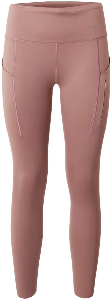 NIKE Športové nohavice  svetlohnedá / sivá