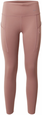 NIKE Športové nohavice  svetlohnedá / sivá