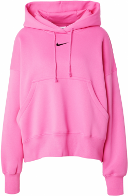 Nike Sportswear Mikina 'Phoenix Fleece'  pitaya / čierna