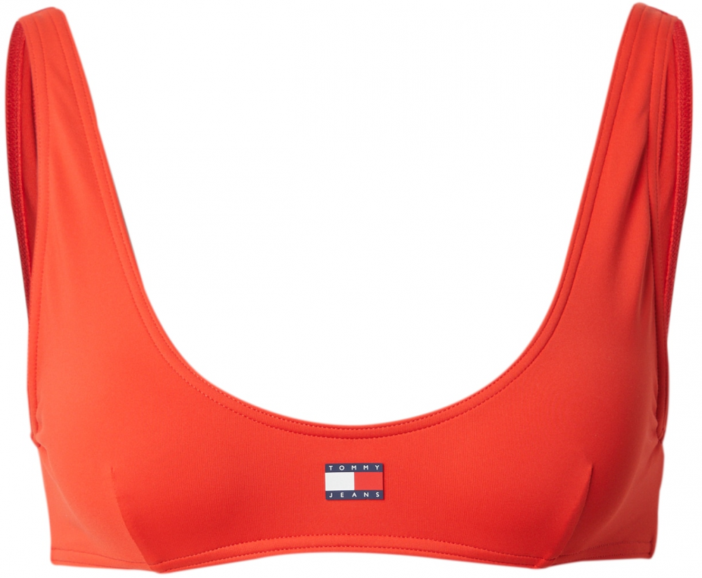 Tommy Jeans Bikinový top  námornícka modrá / červená / biela