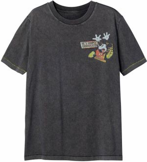 Desigual Tričko 'Mickey Mouse'  žltá / červená / čierna melírovaná / biela
