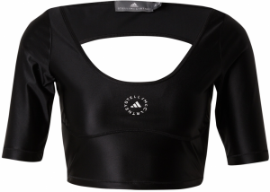 ADIDAS BY STELLA MCCARTNEY Funkčné tričko  čierna / biela