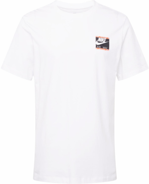 Nike Sportswear Tričko 'AIR'  oranžová / čierna / biela