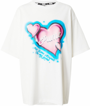 PUMA Funkčné tričko 'Game Love'  modrá / ružová / čierna / biela