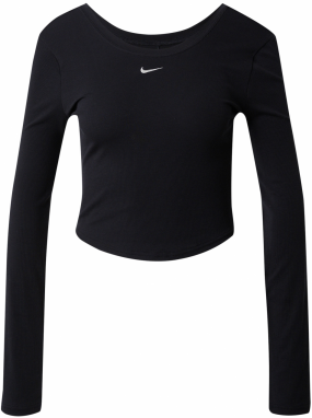 Nike Sportswear Tričko  čierna / biela