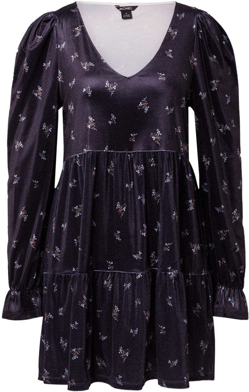 Monki Šaty  námornícka modrá / nebesky modrá / hrdzavo červená