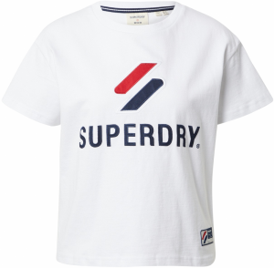 Superdry Tričko 'Classic'  námornícka modrá / červená / biela