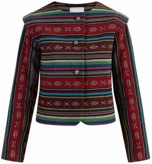 IZIA Blejzer  svetlomodrá / zelená / červená / čierna