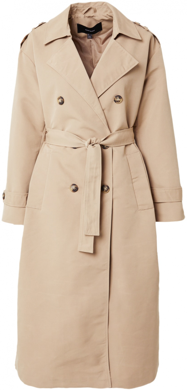 VERO MODA Prechodný kabát 'Chloe'  tmavobéžová