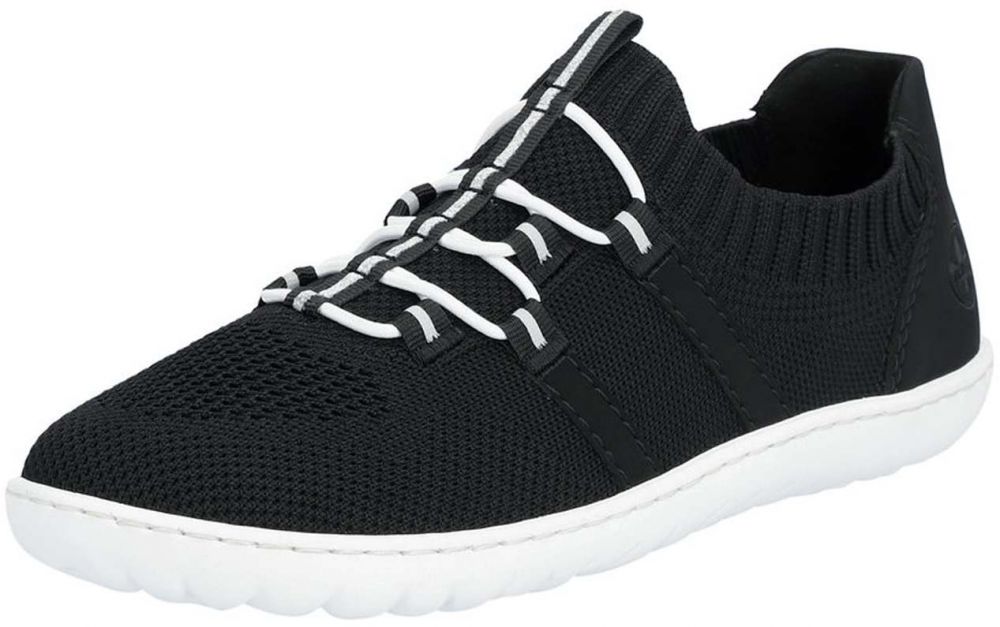 Rieker Slip-on obuv  čierna / biela