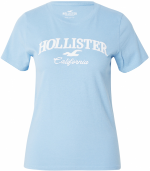 HOLLISTER Tričko 'TECH CHAIN 3'  svetlomodrá / biela