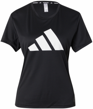 ADIDAS PERFORMANCE Funkčné tričko 'Run It'  čierna / biela