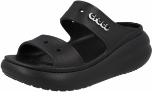 Crocs Šľapky 'Classic Crush'  čierna / biela