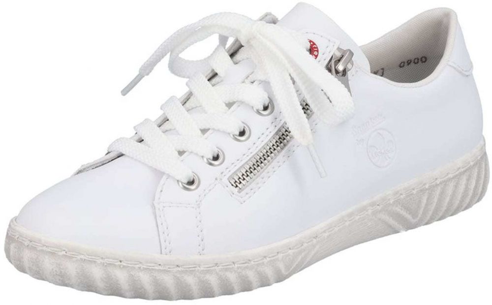 Rieker Šnurovacie topánky  biela