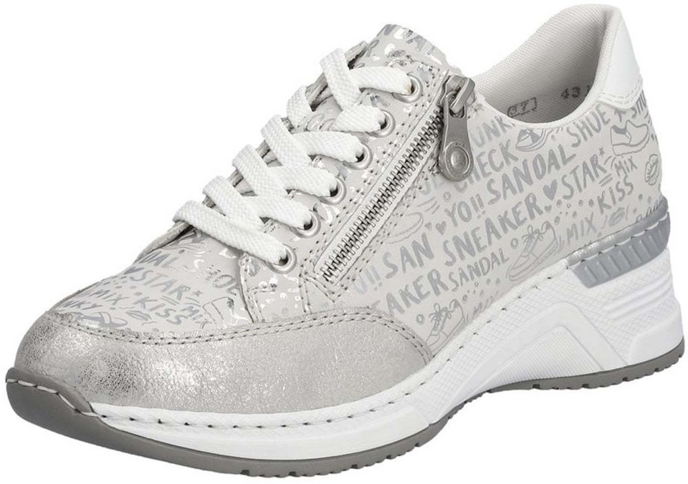 Rieker Nízke tenisky  béžová / strieborná