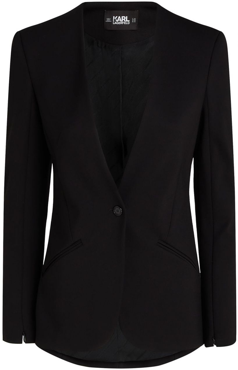 Karl Lagerfeld Blejzer 'Punto'  čierna