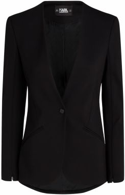 Karl Lagerfeld Blejzer 'Punto'  čierna