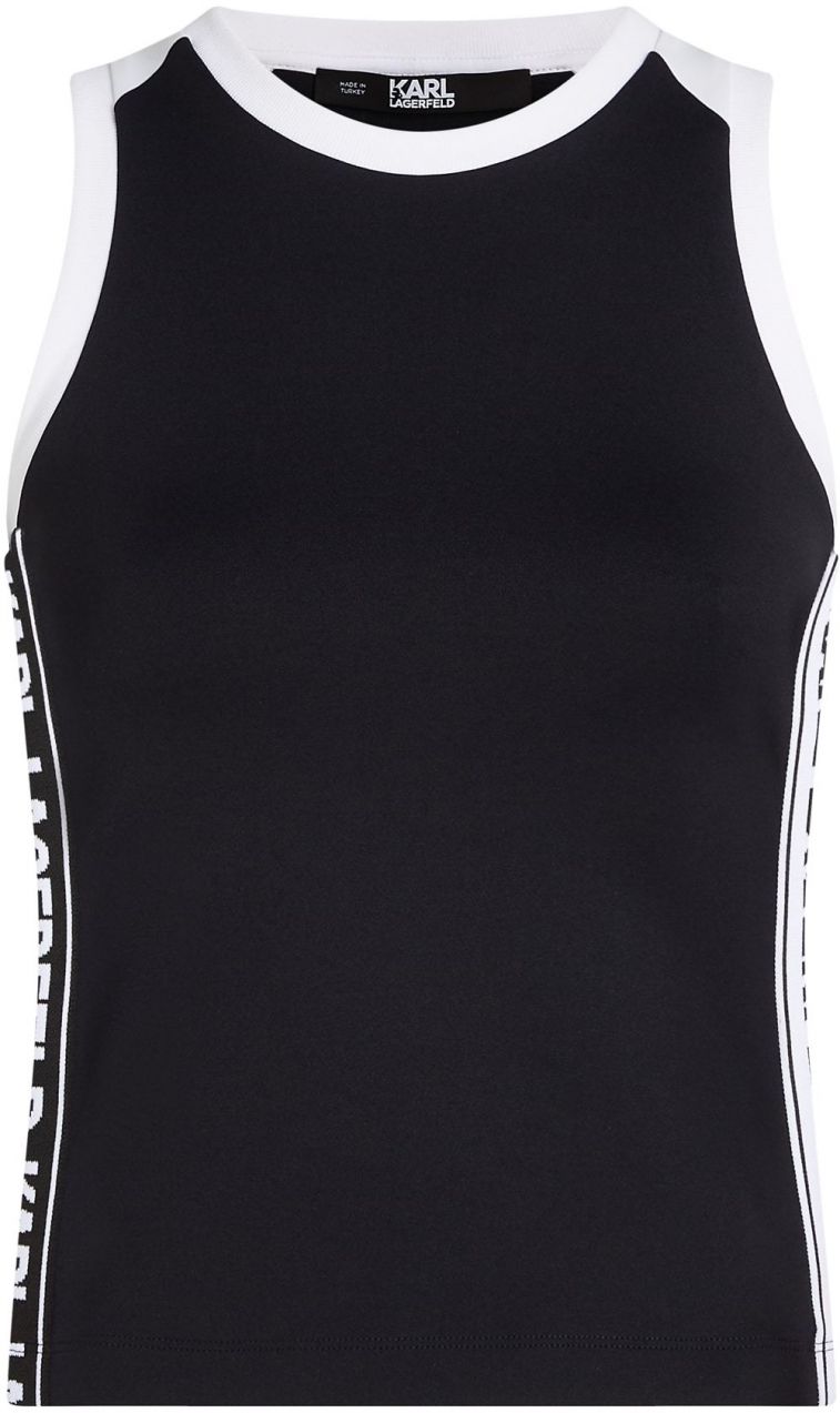 Karl Lagerfeld Top  čierna / biela