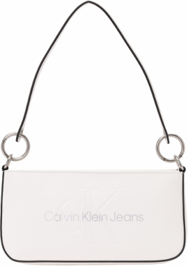 Calvin Klein Jeans Kabelka na rameno  sivá / čierna / prírodná biela