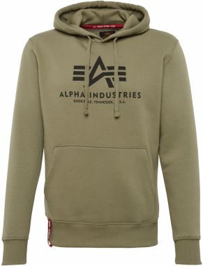 ALPHA INDUSTRIES Mikina  olivová / čierna