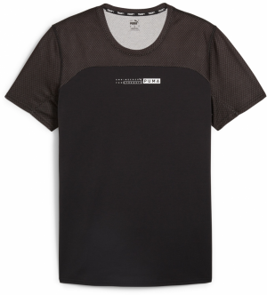 PUMA Funkčné tričko 'DriRelease'  čierna / biela
