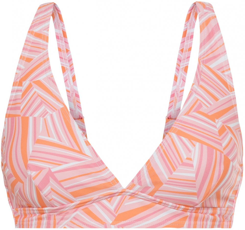 LSCN by LASCANA Bikinový top 'Lisa'  oranžová / ružová / staroružová / biela