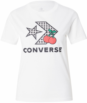 CONVERSE Tričko  zelená / červená / čierna / biela