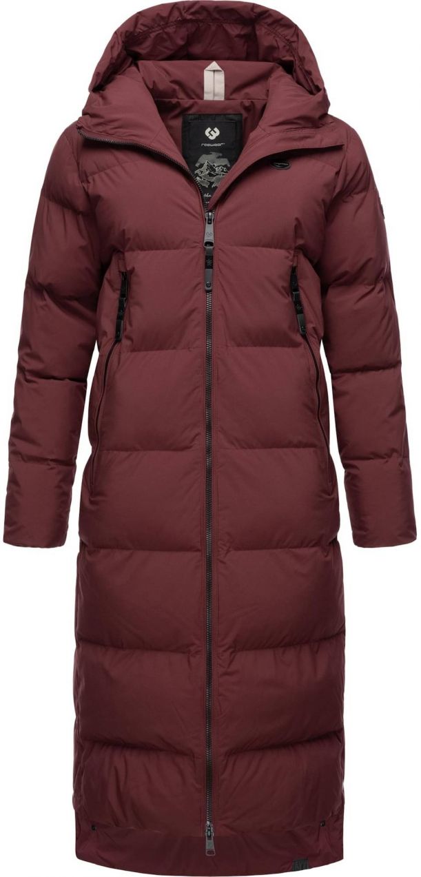 Ragwear Zimný kabát 'Patrise'  vínovo červená