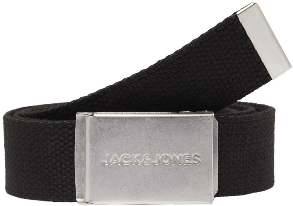 JACK & JONES Opasky  čierna / strieborná