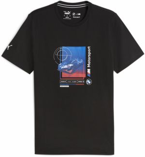 PUMA Tričko 'BMW Motorsport'  modrá / červená / čierna / biela