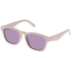 LE SPECS Slnečné okuliare 'Players Playa'  slonová kosť / fialová