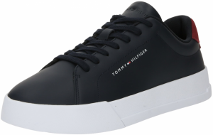 TOMMY HILFIGER Nízke tenisky 'COURT'  tmavomodrá / červená / biela