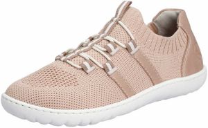 Rieker Slip-on obuv  staroružová / biela