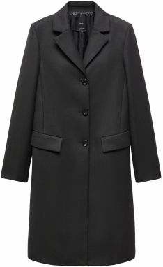 MANGO Prechodný kabát  čierna