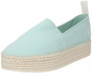 Calvin Klein Jeans Espadrilky  nebielená / vodová