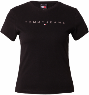 Tommy Jeans Tričko  námornícka modrá / ružová / krvavo červená / čierna
