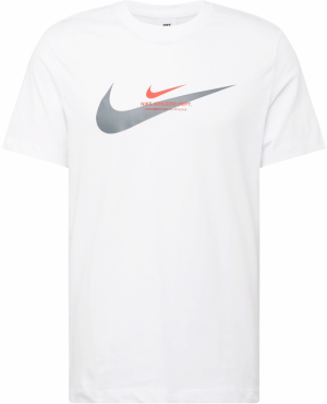 Nike Sportswear Tričko  červená / čierna / biela