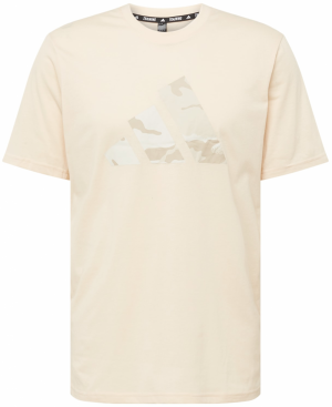ADIDAS PERFORMANCE Funkčné tričko 'TR-ESSEA BL T'  krémová / tmelová / svetlobéžová / čierna