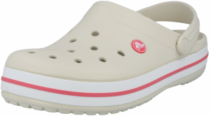 Crocs Šľapky 'Crocband'  tmelová / červená / biela