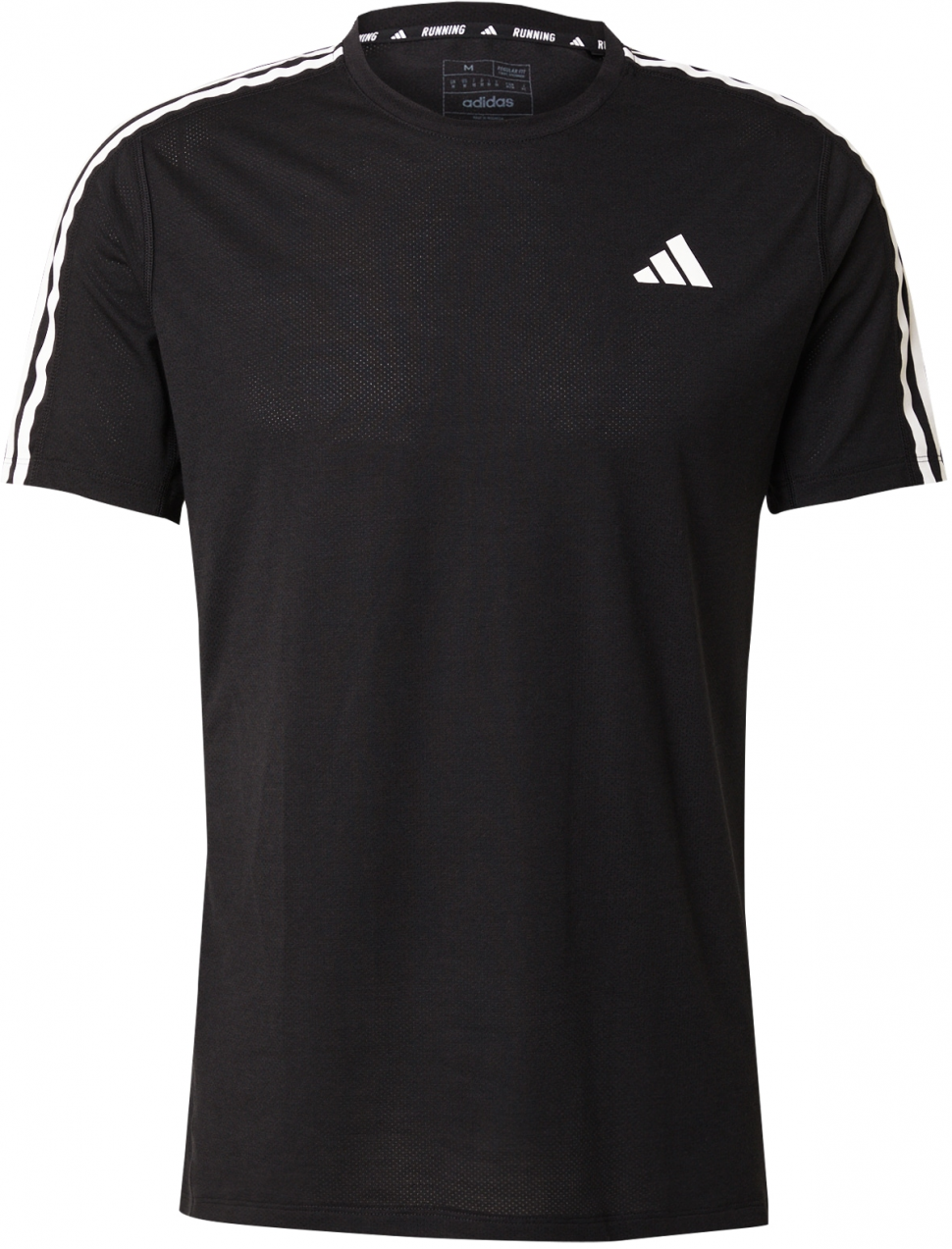 ADIDAS PERFORMANCE Funkčné tričko 'Own The Run'  čierna / biela
