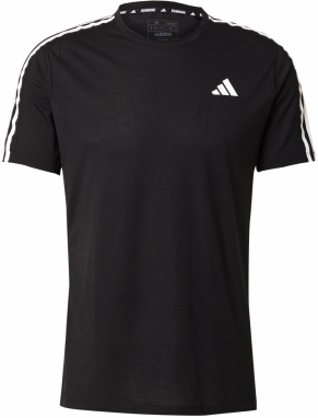 ADIDAS PERFORMANCE Funkčné tričko 'Own The Run'  čierna / biela