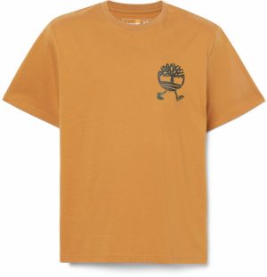 TIMBERLAND Tričko '6A92'  sivá / zelená / oranžová