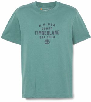 TIMBERLAND Tričko  námornícka modrá / nefritová