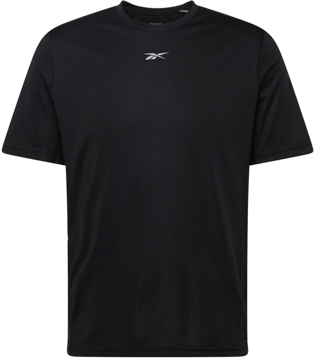 Reebok Funkčné tričko 'Speedwick'  svetlosivá / čierna