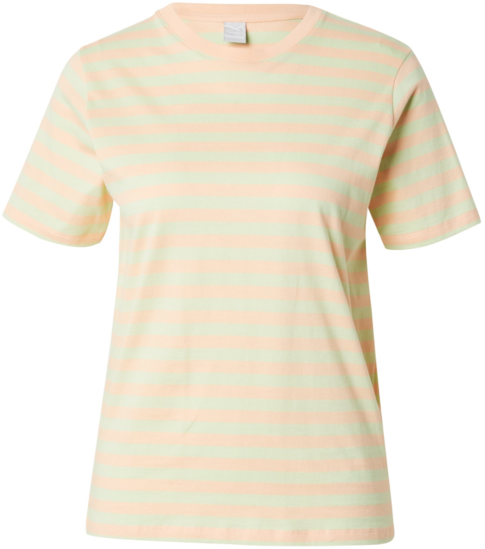 Iriedaily Tričko  pastelovo zelená / pastelovo oranžová